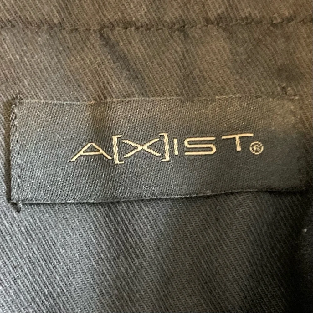 Axist Men's Charcoal Grey Flannel Double Pleat Cuffed Trousers |‎ 34 X 30